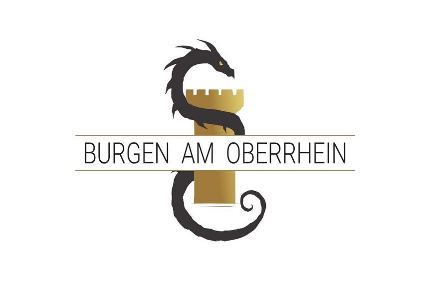 Logo des Interreg-Projekts „Châteaux rhénans - Burgen am Oberrhein“
