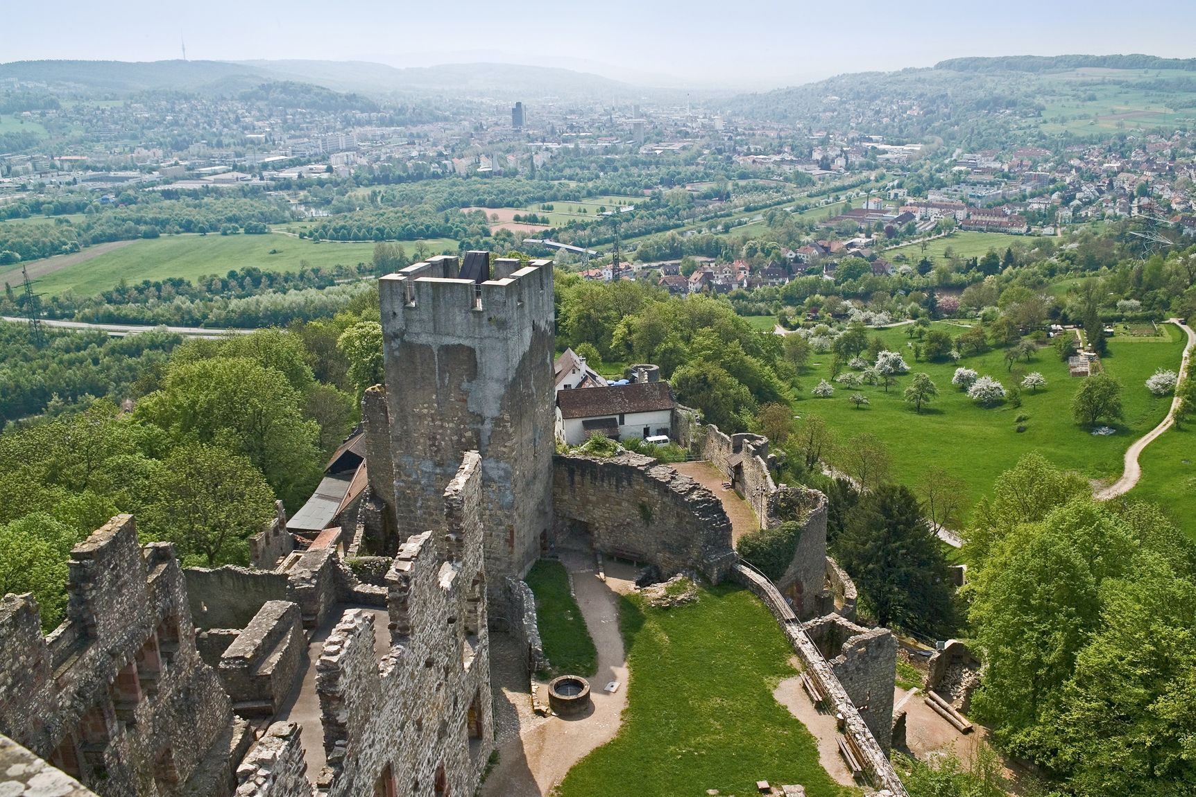 Burg Rötteln, Luftbild 